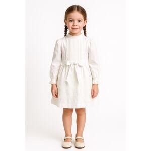 1980 Madonna by Haddad White Pintuck Lace Dress – Size 7